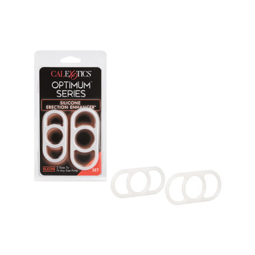 Silicone Erection Enhancers - Pack of 2 White