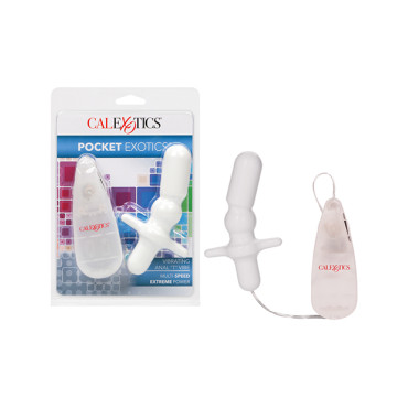 Pocket Exotics Anal T Vibe - Ivory