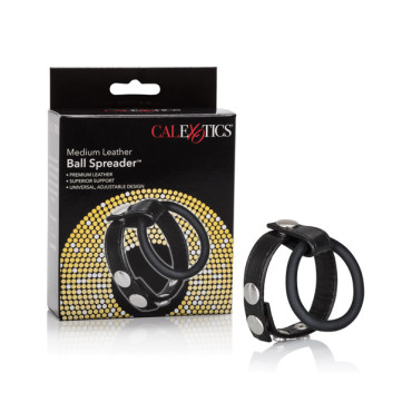 Leather Ball Spreader - Medium Black