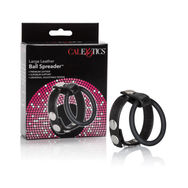 Leather Ball Spreader - Large Black