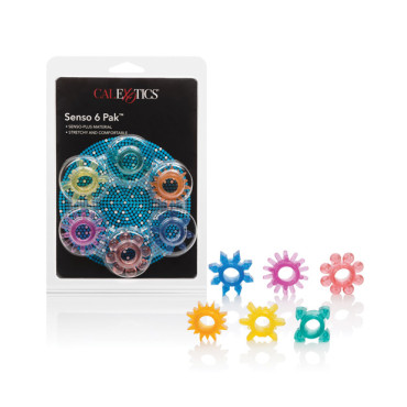 Senso 6 Pack Rings - Assorted Colors
