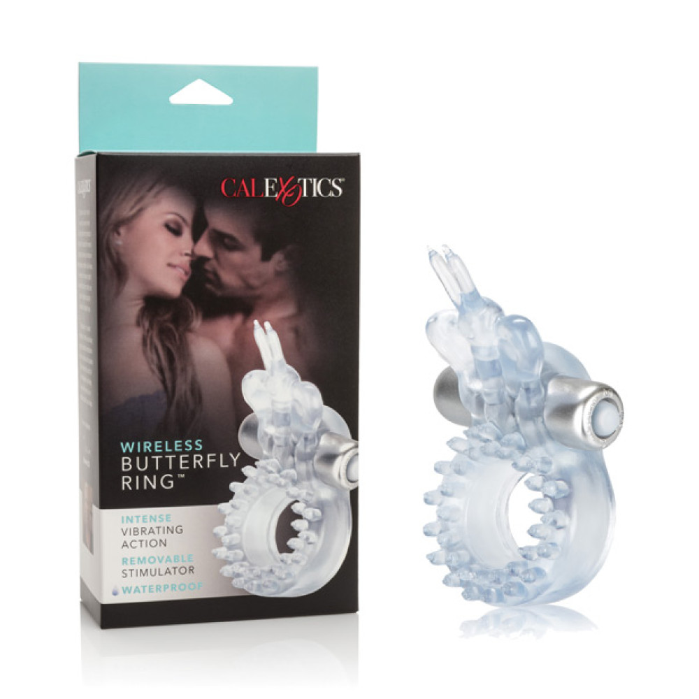 Wireless Butterfly Ring - Clear