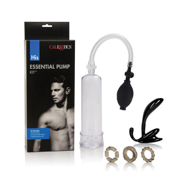 His Essential Pump Kit - Clear