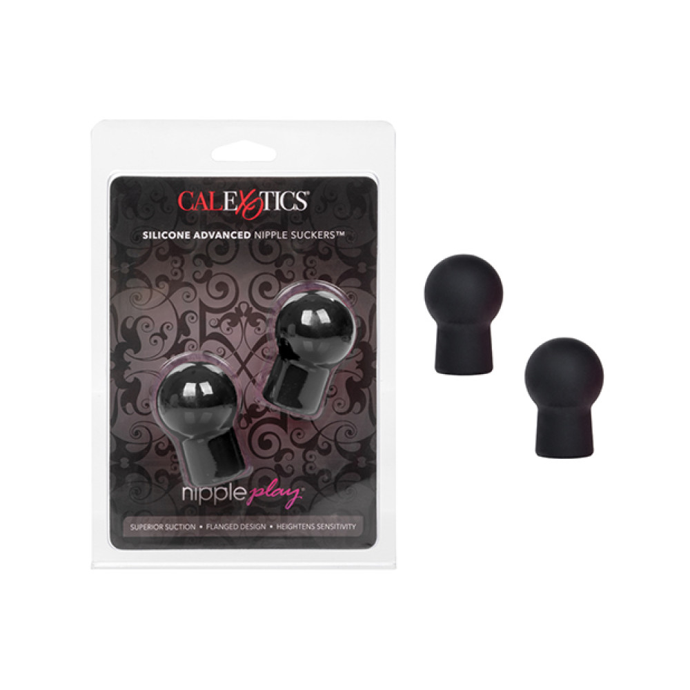 Nipple Play Advanced Silicone Nipple Suckers - Black