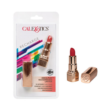 Hide & Play Rechargeable Lipstick - Red