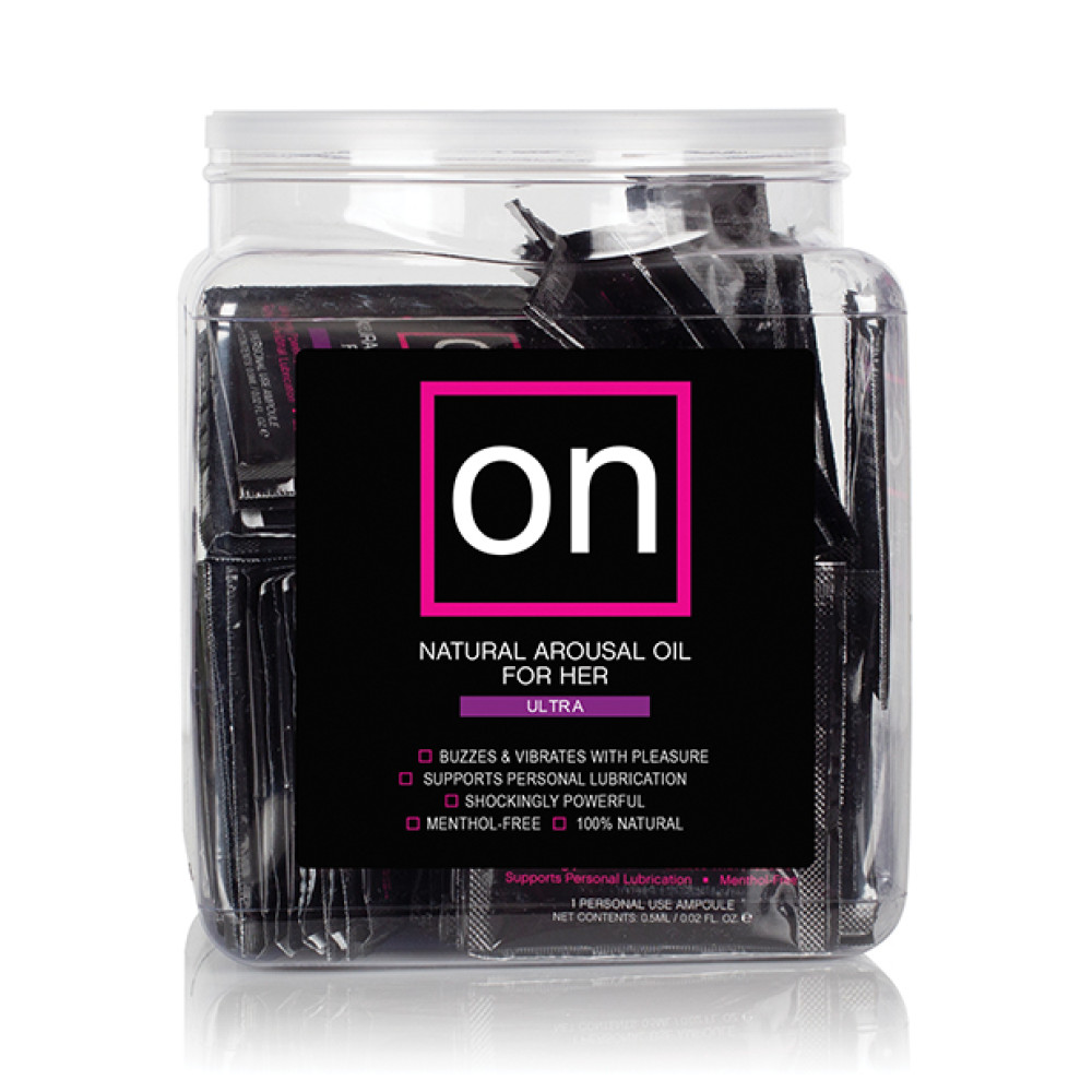 ON for Her Arousal Oil Ultra - Tub of 75 Single use Ampoule ON for Her Arousal Oil Ultra - Tub of 75 Single use Ampoule