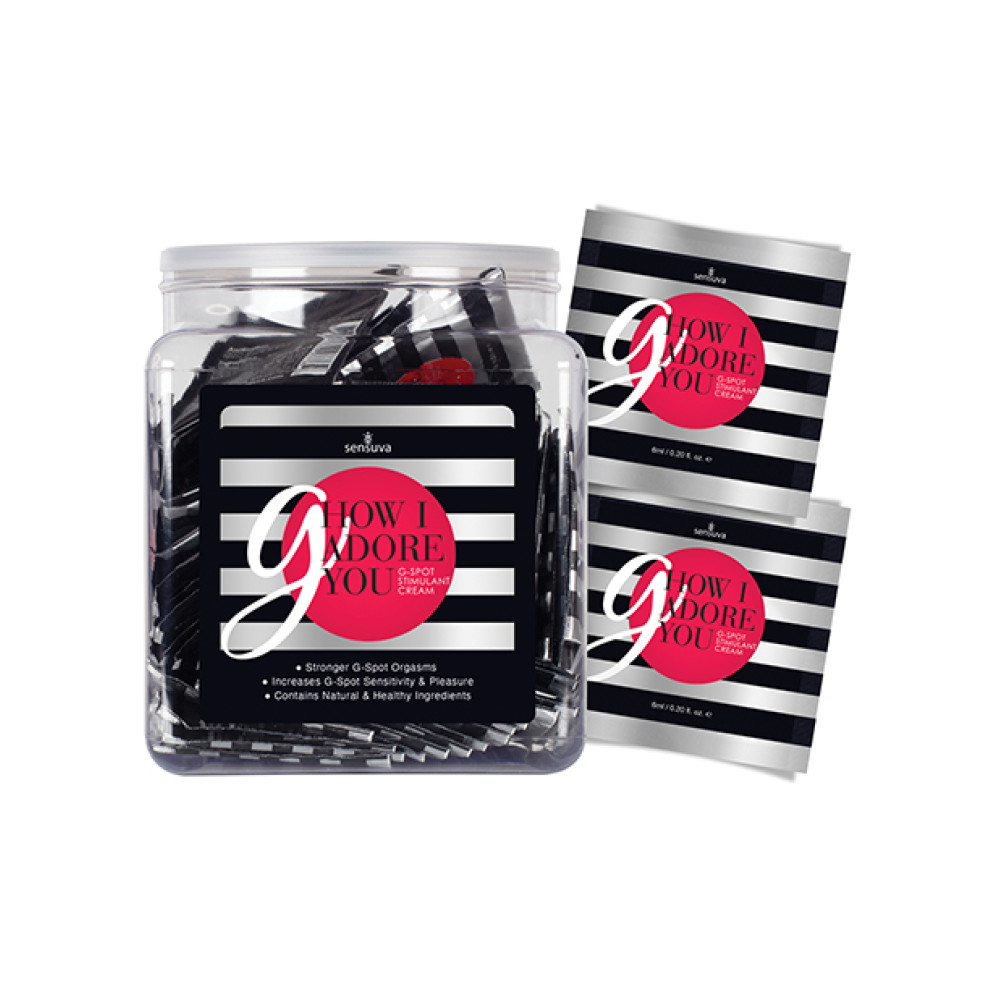 G How I Adore you G-Spot Enhancement Cream - Tub of 100 Single Use Packet