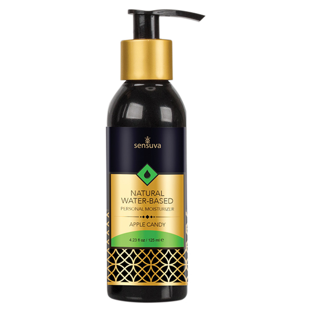 Sensuva Natural Water Based Personal Moisturizer - 4.23 oz Apple Candy