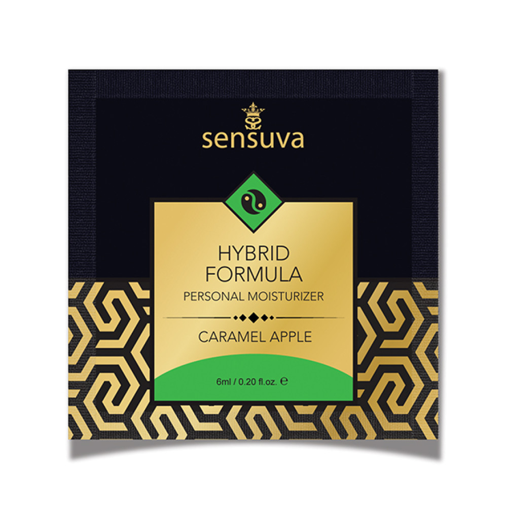 Sensuva Hybrid Personal Moisturizer Single Use Packet - 6 ml Caramel Apple