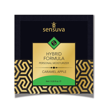 Sensuva Hybrid Personal Moisturizer Single Use Packet - 6 ml Caramel Apple