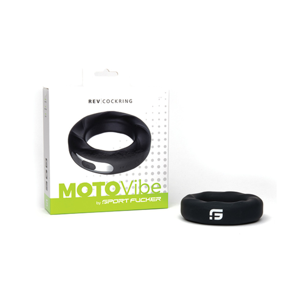 Sport Fucker Motovibe Rev Cockring 52 mm - Black