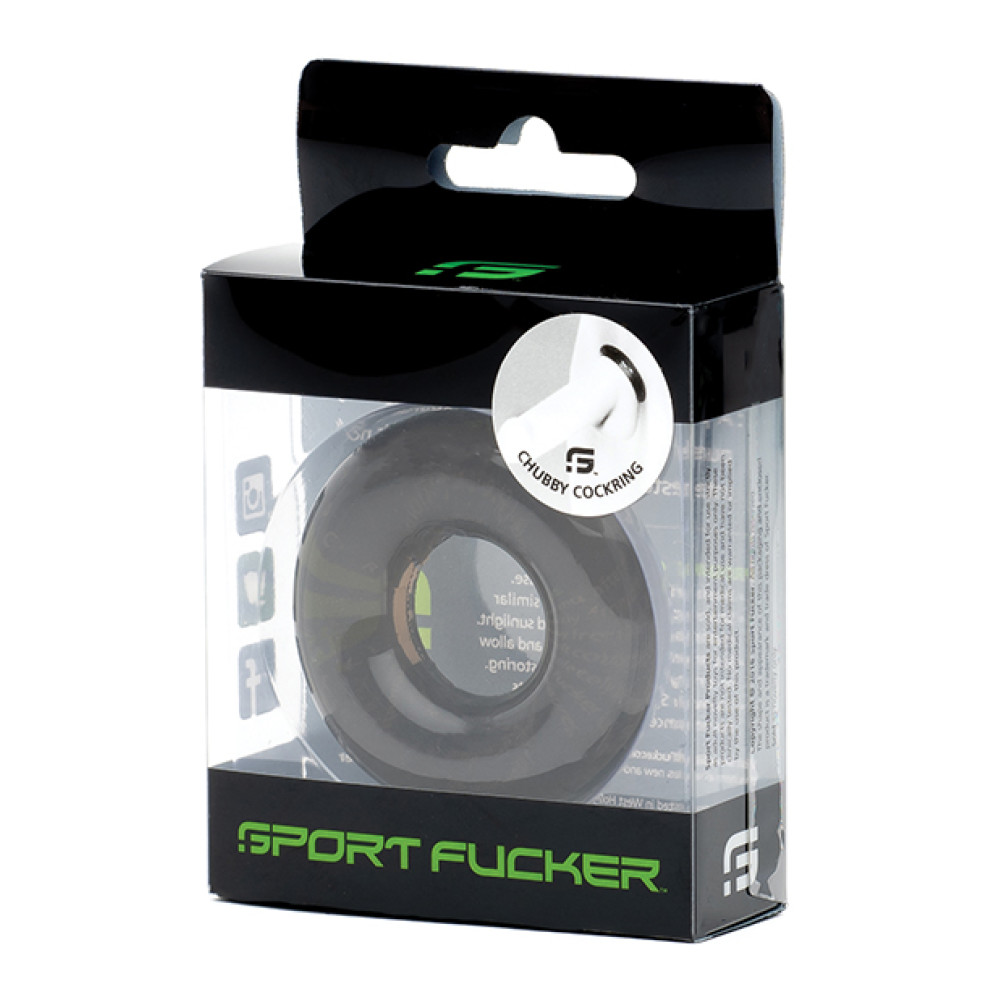Sport Fucker Chubby Cockring - Smoke