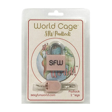 World Cage SFW Padlock w/2 Keys