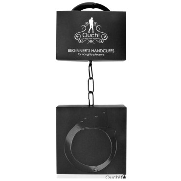 Shots Ouch Beginner Handcuffs - Black