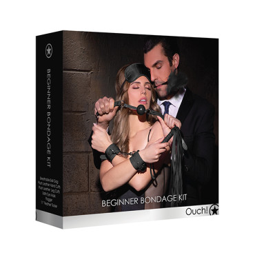 Shots Ouch Beginners Bondage Kit - Black