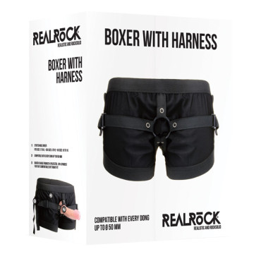 Shots RealRock Boxer w/Harness