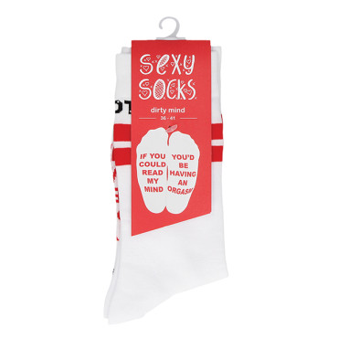 Shots Sexy Socks Dirty Mind - Female