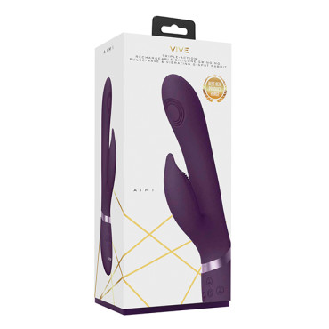 Shots Vive Aimi Pulse G-Spot Rabbit- Purple