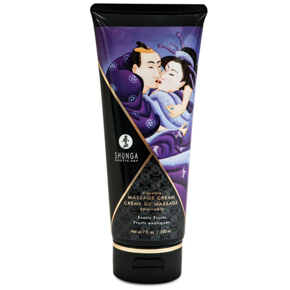 Shunga Kissable Massage Cream - 7 oz Exotic Fruits