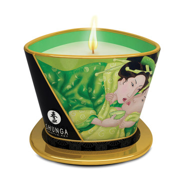 Shunga Massage Candle Zenitude - 5.7 oz Exotic Green Tea