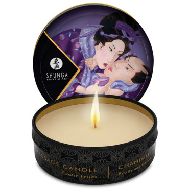 Shunga Libido Mini Candlelight Massage Candle - 1 oz Exotic Fruits