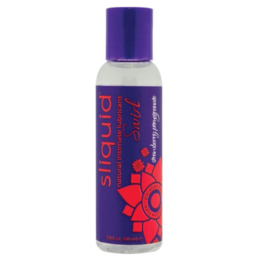 Sliquid Naturals Swirl Lubricant - 2 oz Strawberry Pomegranate