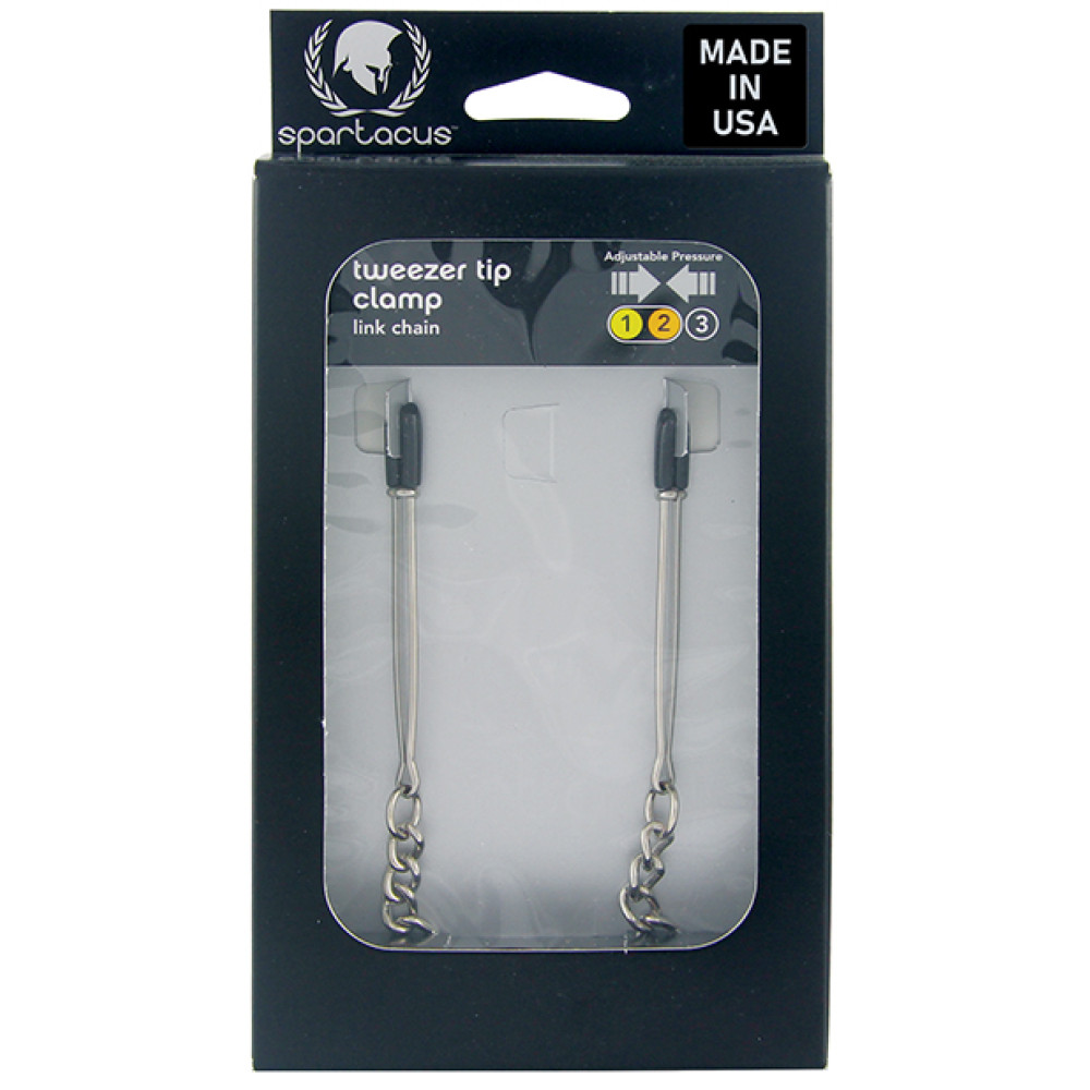 Spartacus Adjustable Tweezer Clamps w/Link Chain