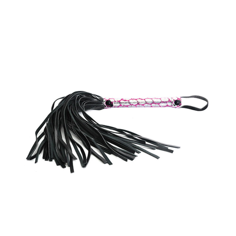 Spartacus Faux Leather Flogger - Pink