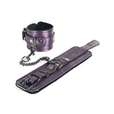 Spartacus Galaxy Legend Faux Leather Ankle Restraints - Purple