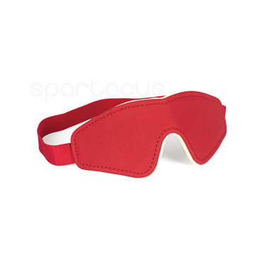 Spartacus PU Blindfold w/Plush Lining - Red