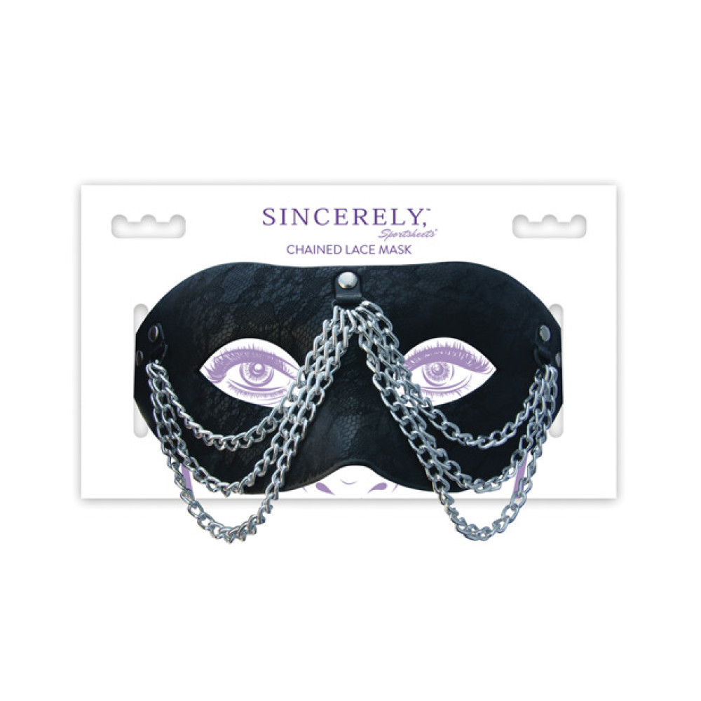 Sincerely Chained Lace Mask