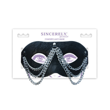 Sincerely Chained Lace Mask