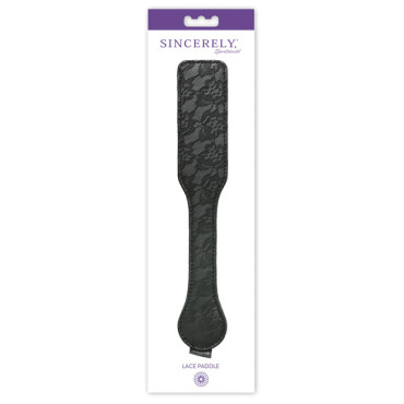 Sincerely Lace Paddle - Black