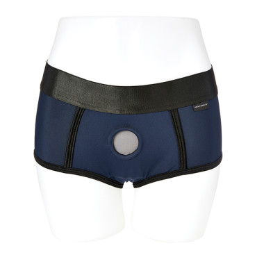 Sportsheets Em.Ex. Fit Harness X-Small - Blue