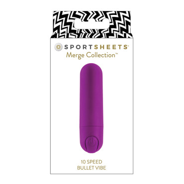 Sportsheets 10 Speed Bullet Vibe - Purple