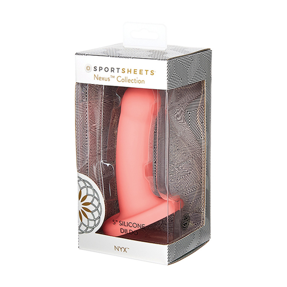 Nexus Solid Silicone 5" Dildo Nyx - Coral