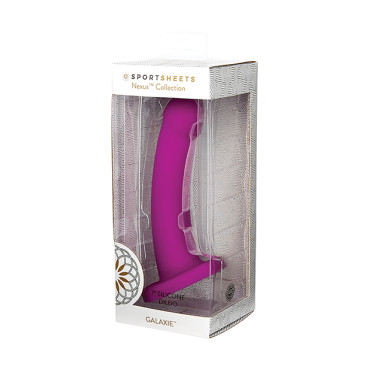 Nexus Solid Silicone 7" Dildo Galaxie - Plum