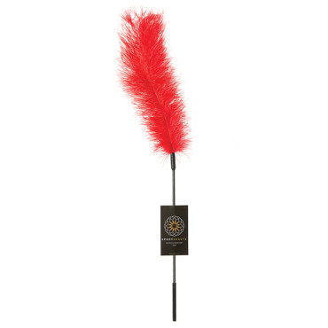 Sportsheets Body Tickler Ostrich Feather - Red