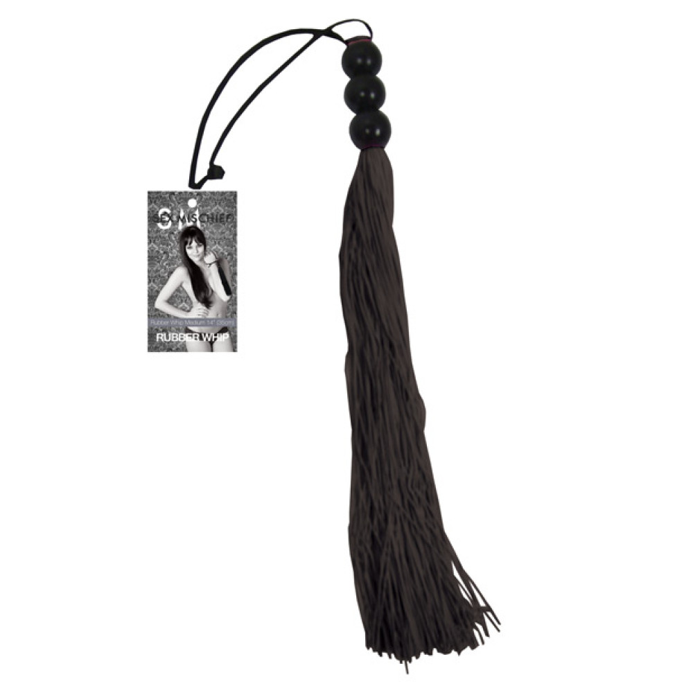 Sex & Mischief Medium Whip - Black