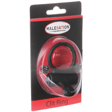 MALESATION Clit Ring - Black