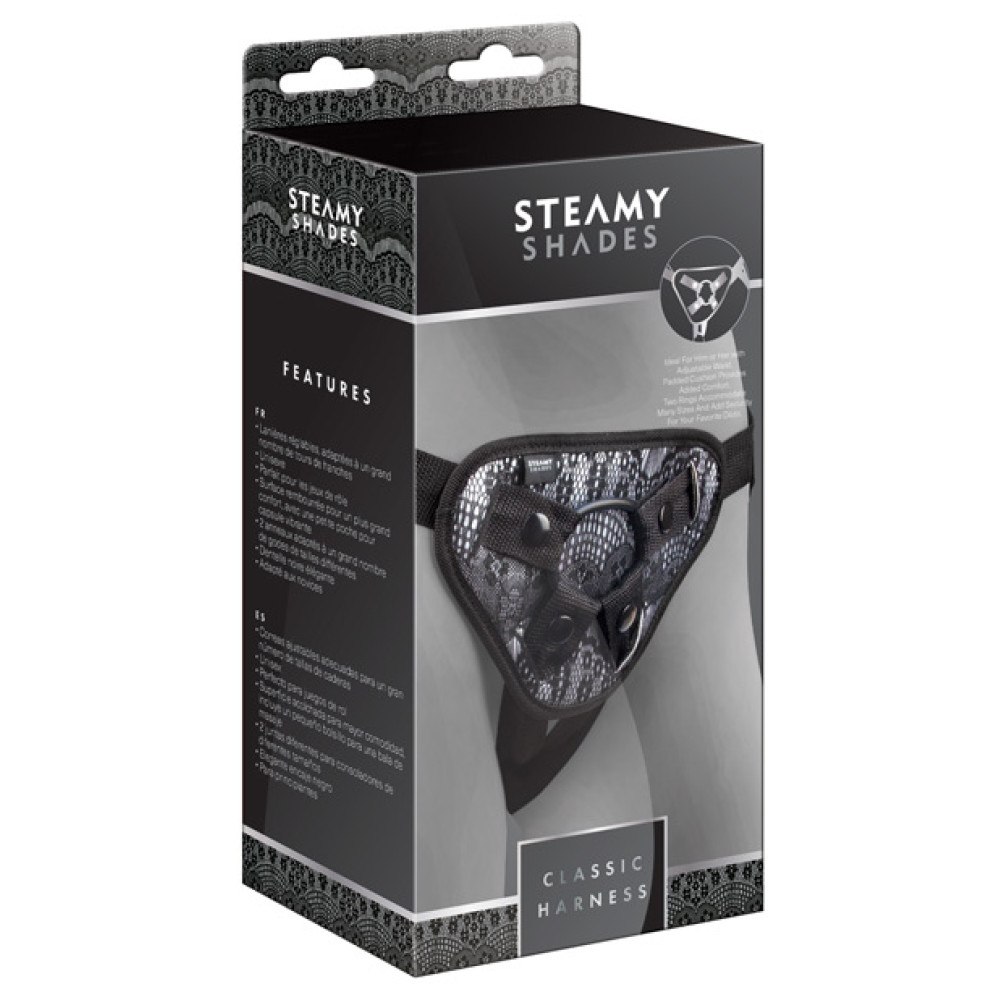 Steamy Shades Classic Harness - Black/White