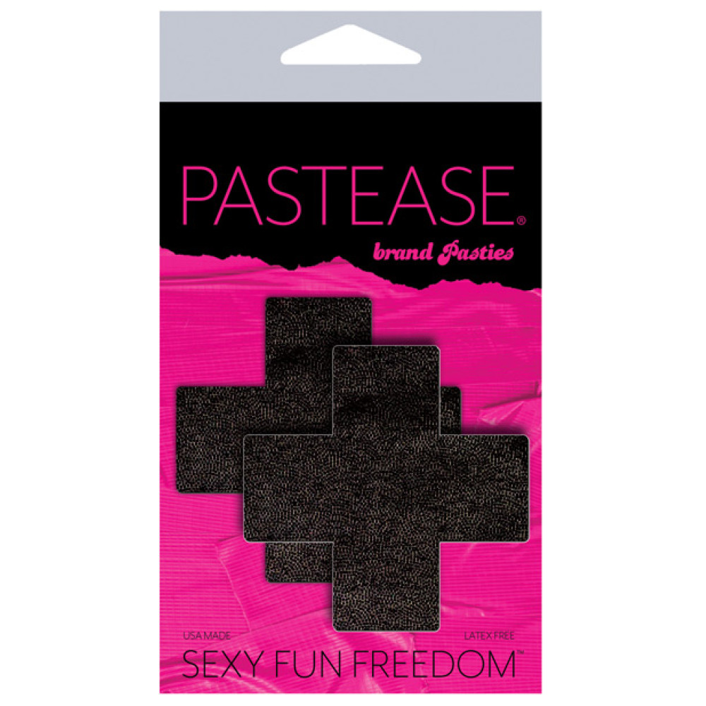 Pastease Basic Plus X Liquid Cross - Black O/S