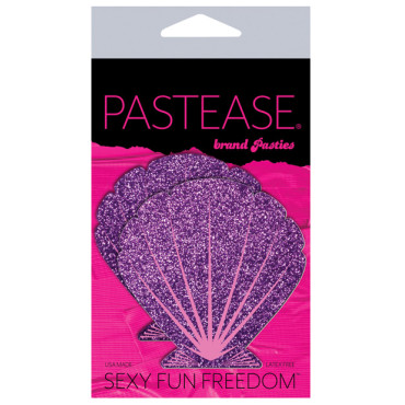 Pastease Premium Mermaid Glitter Seashell - Purple/Pink O/S