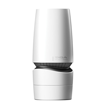 Tenga Aero Dial-Operated Suction Control Masturbator - Silver Ring