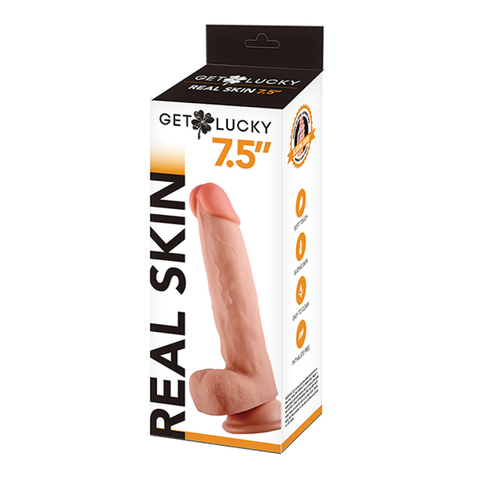 Get Lucky 7.5" Real Skin Series - Flesh