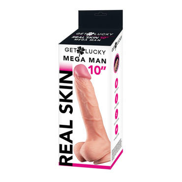 Get Lucky 10" Real Skin Series Mega Man - Flesh