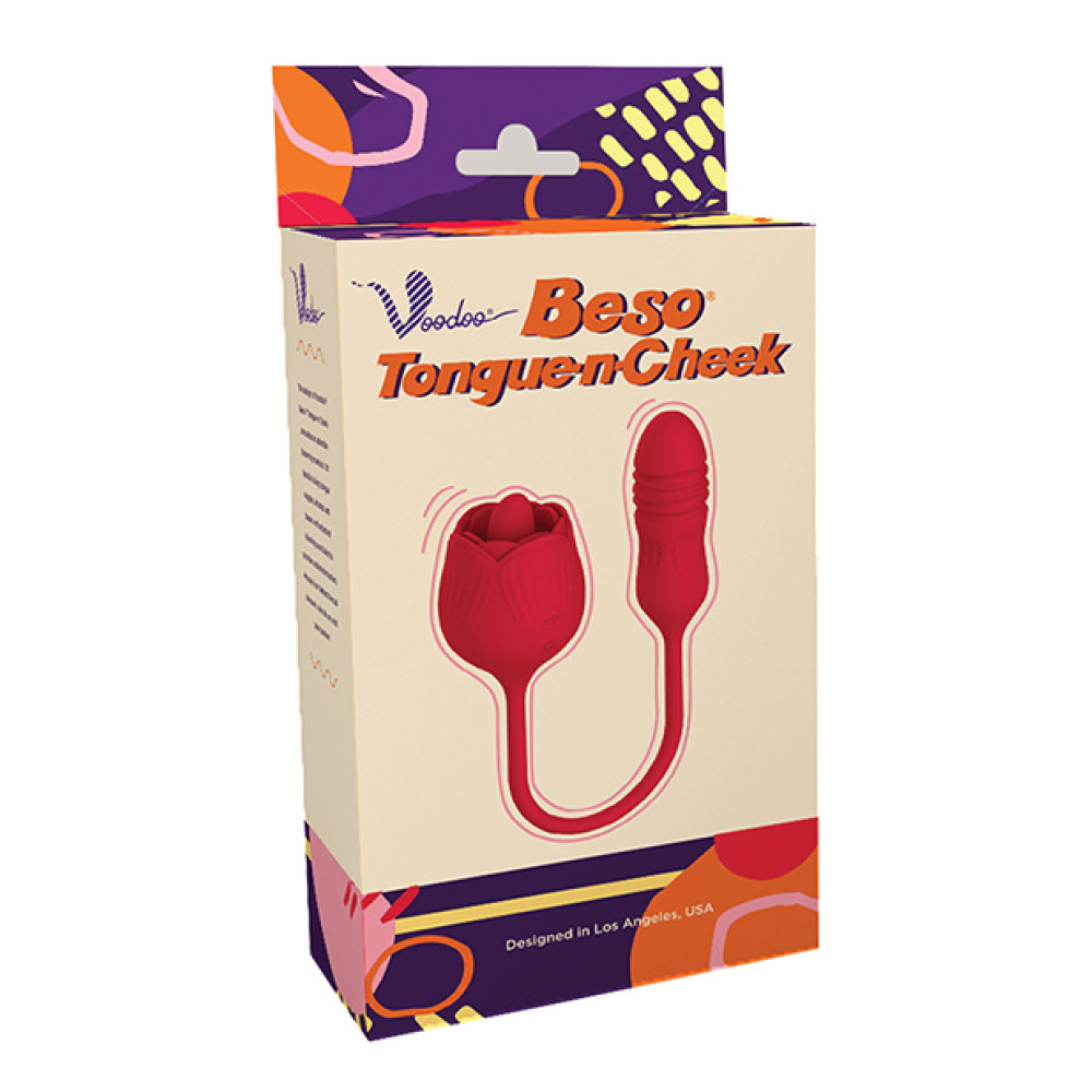 Voodoo Beso Tongue n Cheek - Red