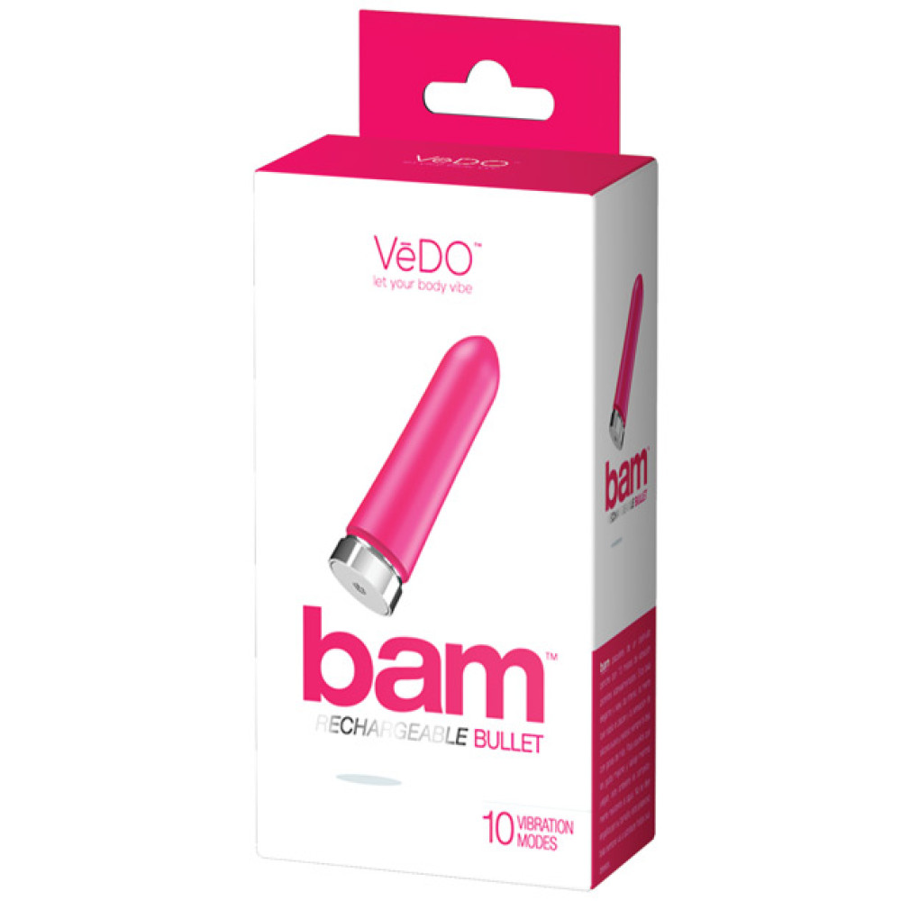 VeDO Bam Rechargeable Bullet - Foxy Pink