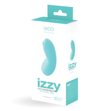 VeDO Izzy Rechargeable Clitoral Vibe - Turquoise
