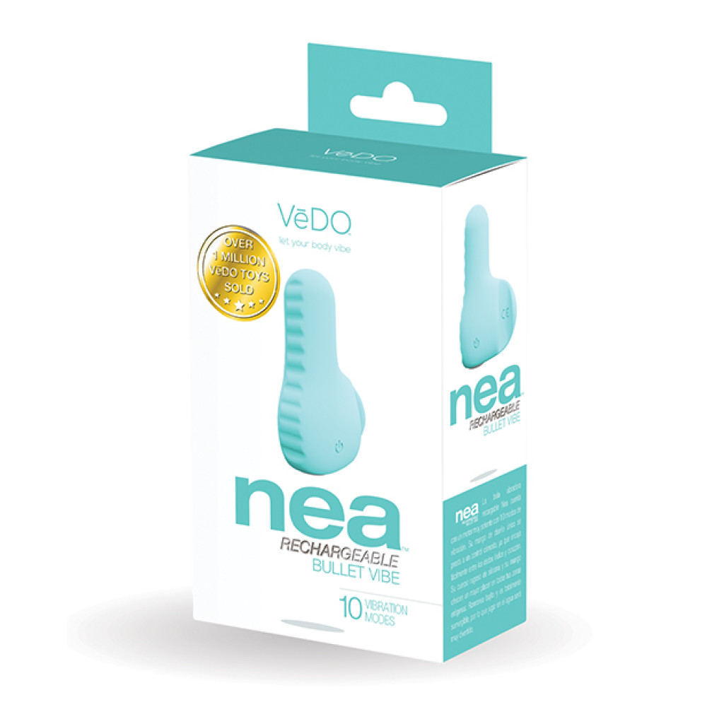 VeDO Nea Rechargeable Finger Vibe - Tease Me Turquoise